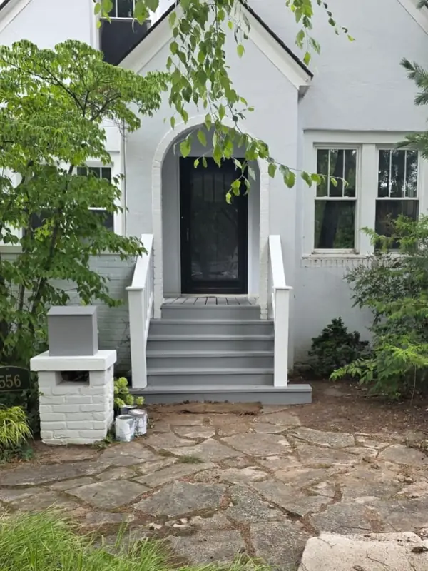 Front Entry Steps after the Crist Painting crew finished
